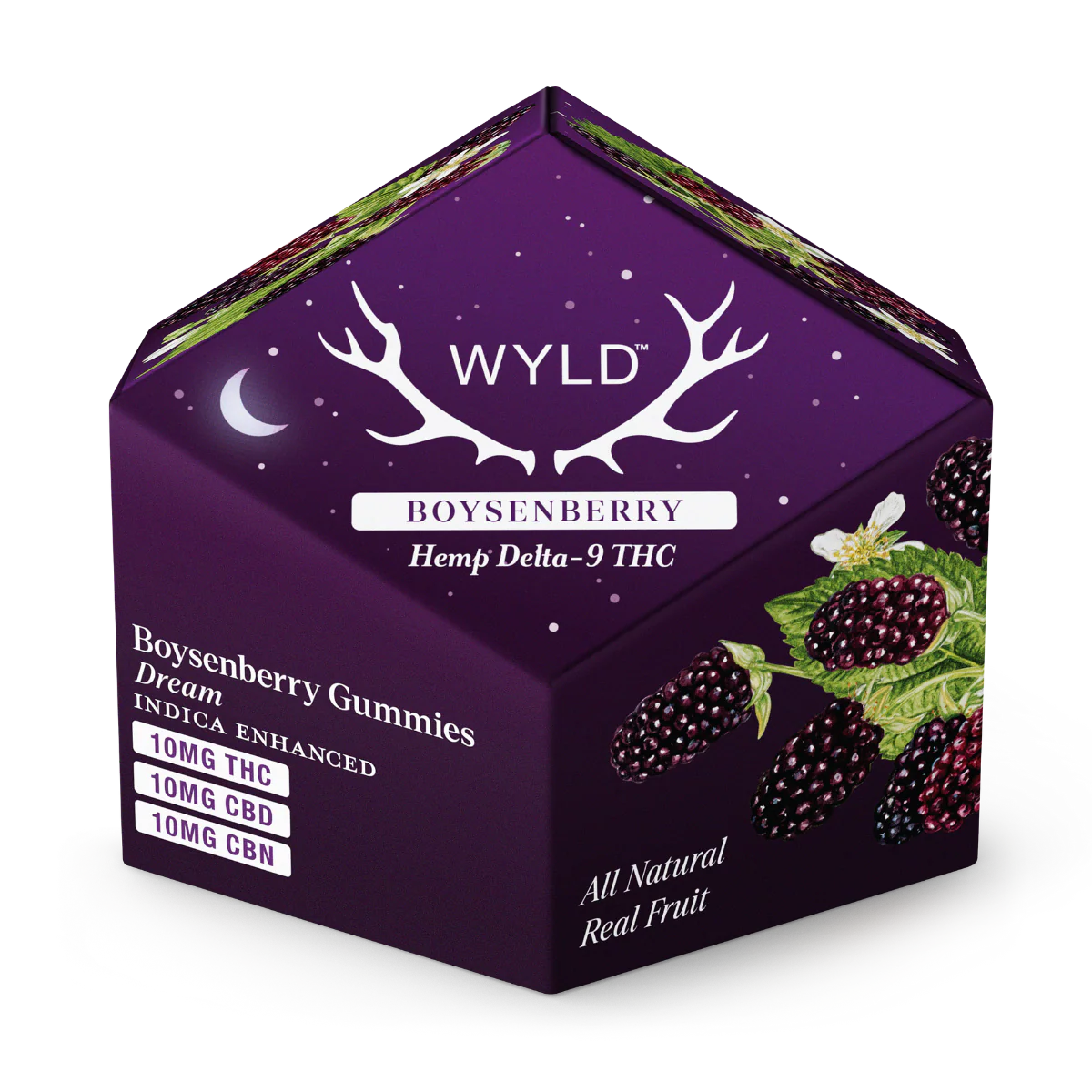 WYLD Boysenberry 1:1:1 THC/CBD/CBN