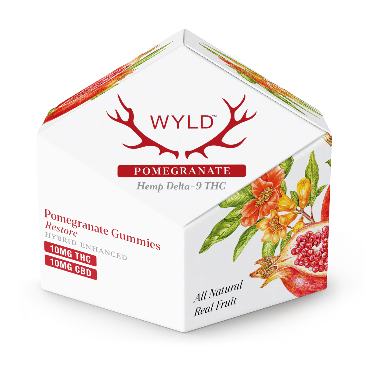 WYLD Restore Hybrid Gummies 1:1 THC/CBD