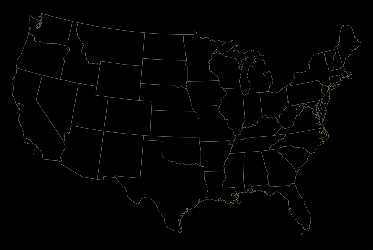 Map of the United States showing shipping routes from Texarkana, Texas to cities nationwide